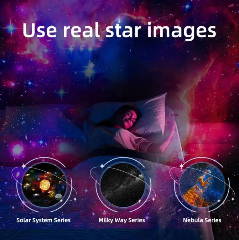 Проектор для ракетного астронавта, ночник для спальни с приложением/дистанционным управлением - фотография № 12